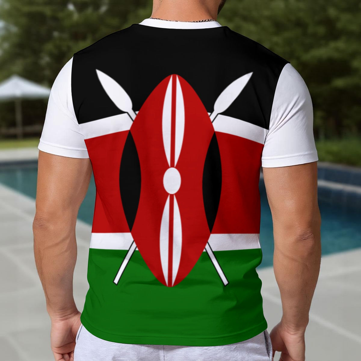 Eco-friendly All-Over Print Men's Short Sleeve T-shirt